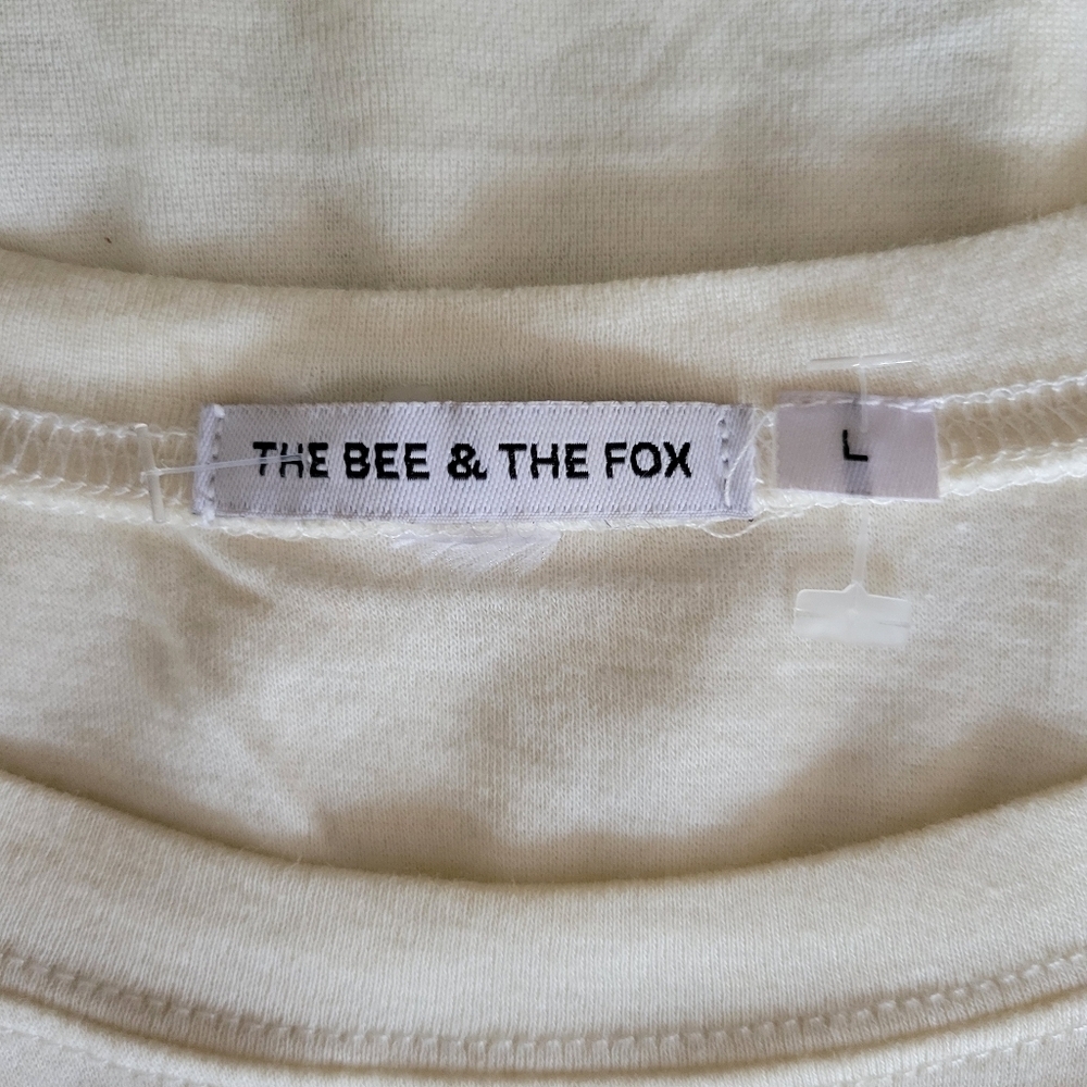 The Bee & The Fox // Cream Super Soft Embroidered Mamacita Short Sleeved T Shirt — image 5 of 8